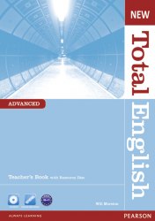 New Total English Advanced Teacher's Book with CD-ROM Pearson / Підручник для вчителя