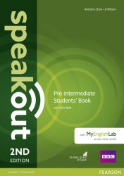 Speakout (2nd Edition) Pre-Intermediate Student's Book with DVD + MyEnglishLab Pearson / Підручник + онлайн зошит