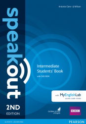 Speakout (2nd Edition) Intermediate Student's Book with DVD + MyEnglishLab Pearson / Підручник + онлайн зошит