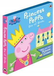 Princess Peppa Box of Books with Your Own Princess Crown Ladybird / Набір книг