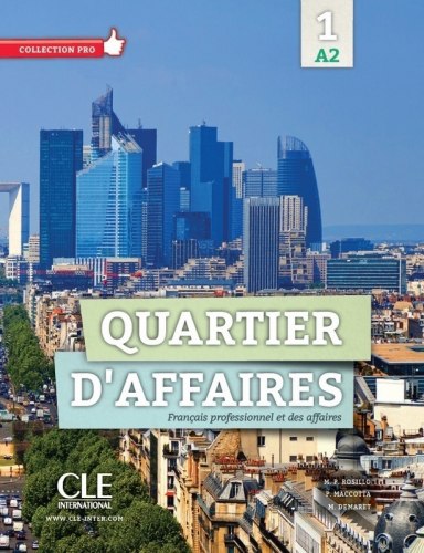 Quartier d'affaires A2 Livre de l'eleve + DVD-Rom Cle International / Підручник для учня