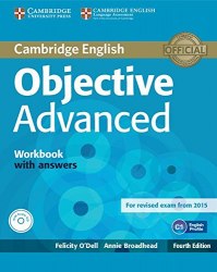 Objective Advanced Fourth Edition Workbook with answers and Audio CD Cambridge University Press / Робочий зошит з відповідями