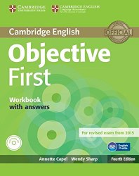 Objective First Fourth Edition Workbook with answers and Audio CD Cambridge University Press / Робочий зошит