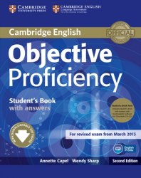 Objective Proficiency Second Edition Student's Book with answers, Downloadable Software and Class Audio CDs Cambridge University Press / Підручник для учня