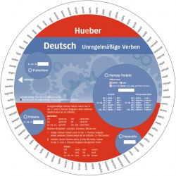 Wheel: Unregelmäßige Verben Hueber / Картонний круг