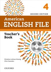 American English File Second Edition 4 Teacher's Book with Testing Program CD-ROM Oxford University Press / Підручник для вчителя