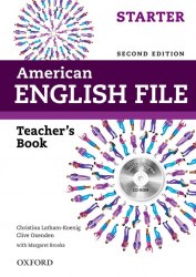 American English File Second Edition Starter Teacher's Book with Testing Program CD-ROM Oxford University Press / Підручник для вчителя