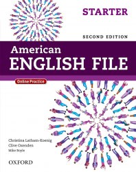 American English File Second Edition Starter Student's Book with Online Practice Oxford University Press / Підручник для учня