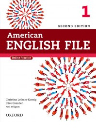 American English File Second Edition 1 Student's Book with Online Practice Oxford University Press / Підручник для учня