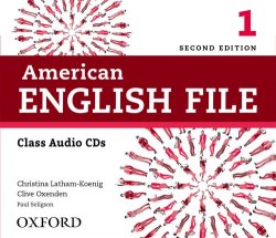 American English File Second Edition 1 Class Audio CDs Oxford University Press / Аудіо диск