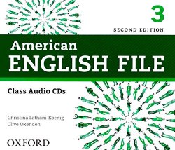 American English File 2nd Edition 3 Class Audio CDs Oxford University Press / Аудіо диск