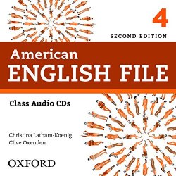 American English File 2nd Edition 4 Class Audio CDs Oxford University Press / Аудіо диск