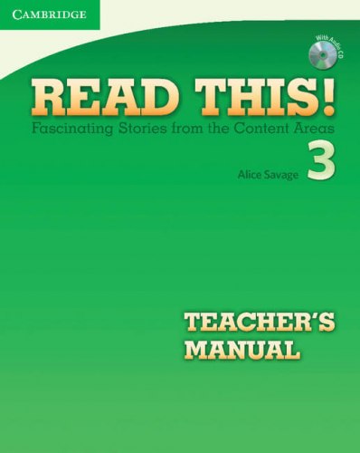 Read This! 3 Teacher's Manual + CD Cambridge University Press / Підручник для вчителя