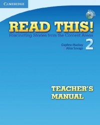 Read This! 2 Teacher's Manual + CD Cambridge University Press / Підручник для вчителя