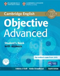 Objective Advanced Fourth Edition Student's Book with answers and CD-ROM Cambridge University Press / Підручник для учня з відповідями