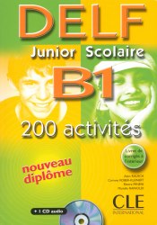 DELF Junior scolaire B1 Livre + corriges + transcriptios + CD Cle International