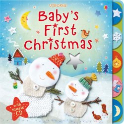 Baby's First Christmas with Music CD Usborne / Книга з диском