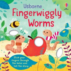 Fingerwiggly Worms Usborne / Книга-іграшка
