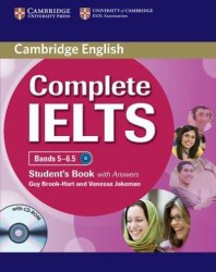 Complete IELTS Bands 5-6.5 Student's Book with answers and CD-ROM and Audio CDs Cambridge University Press / Підручник з відповідями + аудіо диски