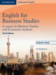 English for Business Studies Third Edition Student's Book Cambridge University Press / Підручник для учня