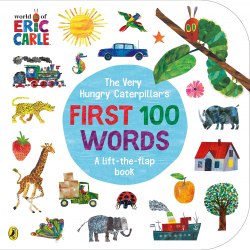The Very Hungry Caterpillar's First 100 Words (A Lift-the-Flap Book) Puffin / Книга з віконцями