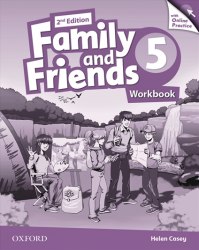 Family and Friends 5 (2nd Edition) Workbook with Online Practice Oxford University Press / Робочий зошит + онлайн практика