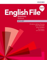 English File (4th Edition) Elementary Workbook with key Oxford University Press / Робочий зошит
