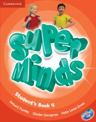 Super Minds 4 Student's Book with DVD-ROM Cambridge University Press / Підручник для учня
