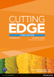 Cutting Edge 3rd Edition Intermediate Students' Book with DVD + MyEnglishLab Pearson / Підручник + онлайн зошит