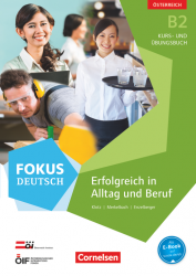 Fokus Deutsch B2 Kurs- und Übungsbuch mit Audio-CDs. Austria Cornelsen / Підручник + зошит