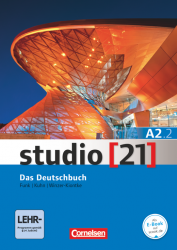 Studio 21 A2/2 Deutschbuch mit DVD-ROM Cornelsen / Підручник + зошит (частина 2)