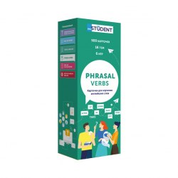 Карточки для изучения английских слов Phrasal Verbs English Student / Картки