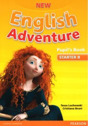 New English Adventure Starter B Pupil's Book + DVD Pearson / Підручник для учня