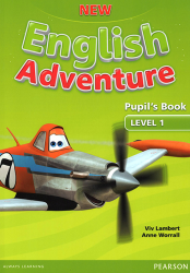 New English Adventure 1 Pupil's Book + DVD Pearson / Підручник для учня