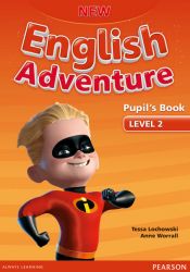 New English Adventure 2 Pupil's Book + DVD Pearson / Підручник для учня