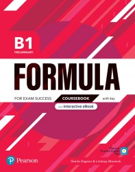 Formula B1 Preliminary Coursebook + Interactive eBook + key + Digital Resources + App Pearson / Підручник з відповідями