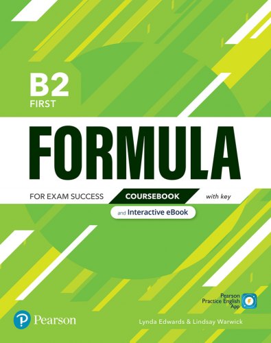 Formula B2 First Coursebook + Interactive eBook + key + App Pearson / Підручник з відповідями