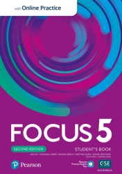 Focus 5 Second Edition Student's Book + Active Book + MEL Pearson / Підручник для учня + eBook + онлайн зошит