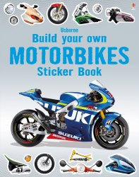 Build Your Own Motorbikes Sticker Book Usborne / Книга з наклейками