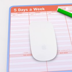 5 Days a Week Paper Mousepad KnockKnock / Килимок для миші, Планер
