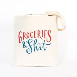 Groceries & Shit Tote Bag Emily McDowell & Friends / Сумка