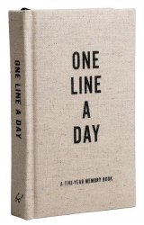 One Line A Day: A Five-Year Memory Book (Canvas) Chronicle Books / Щоденник