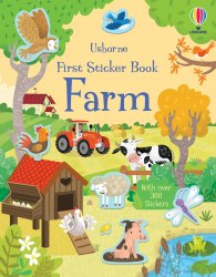 First Sticker Book: Farm Usborne / Книга з наклейками