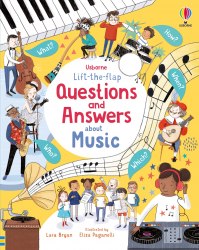 Lift-the-Flap Questions and Answers about Music Usborne / Книга з віконцями