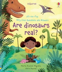 Lift-the-Flap Very First Questions and Answers: Are Dinosaurs Real? Usborne / Книга з віконцями