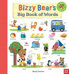 Bizzy Bear's Big Book of Words Nosy Crow / Книга з віконцями
