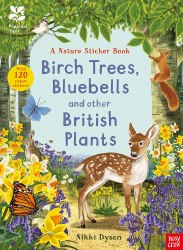 National Trust: Bluebells, Birch Trees and Other British Plants Nosy Crow / Книга з наклейками