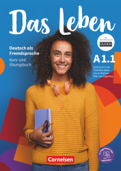 Das Leben A1.1 Kurs- und Übungsbuch mit PagePlayer-App Cornelsen / Підручник + зошит (1 частина)