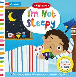 Big Steps: I'm Not Sleepy Campbell Books / Книга з рухомими елементами