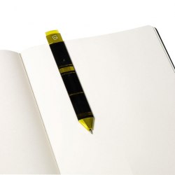 Pen Bookmark Black + Gold with Refills Thinking Gifts / Закладка, Ручка